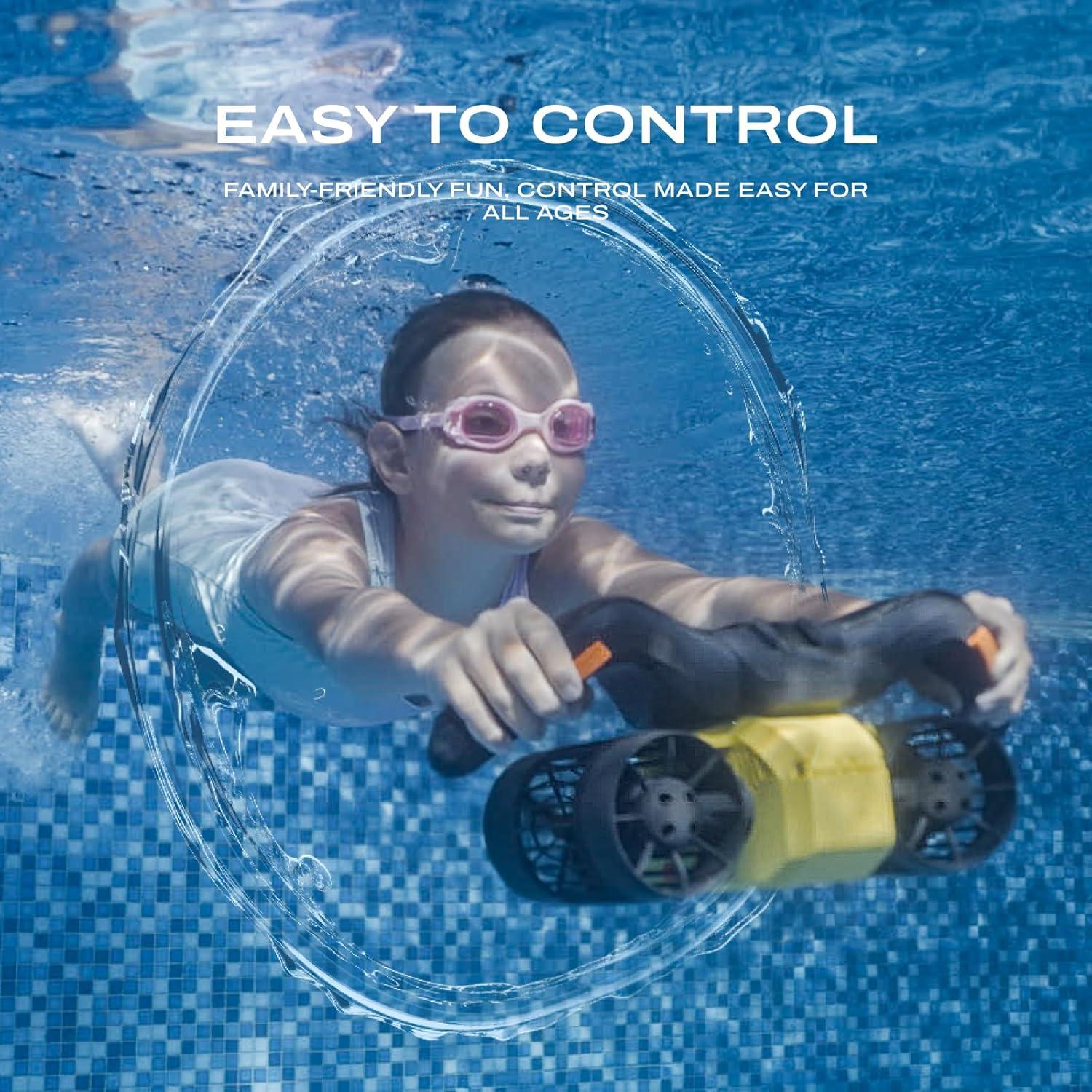 Scooter Acuático LEFEET C1 Duales Motores IPX8 30m 60min