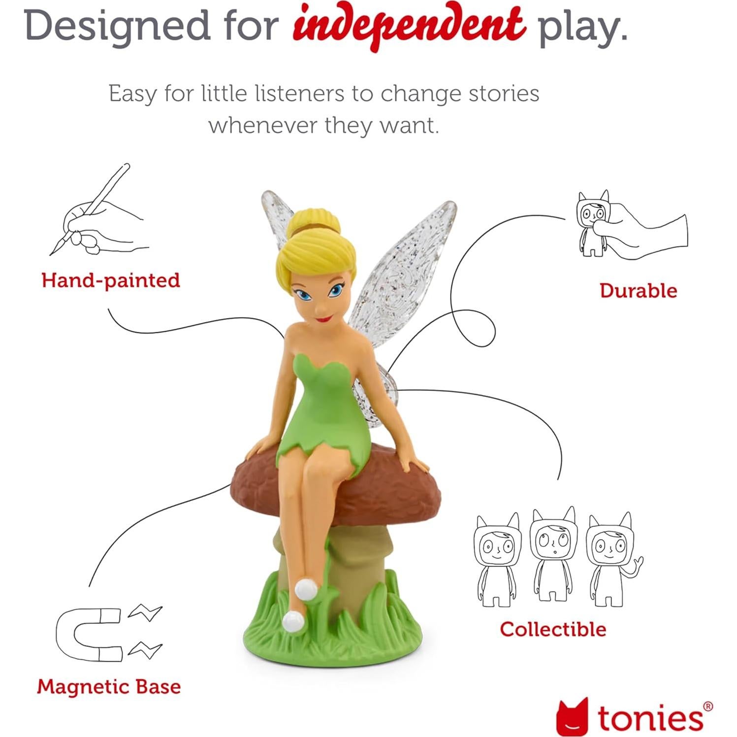 Figurita de audio Tinker Bell Tonies - 3 canciones y 1 historia