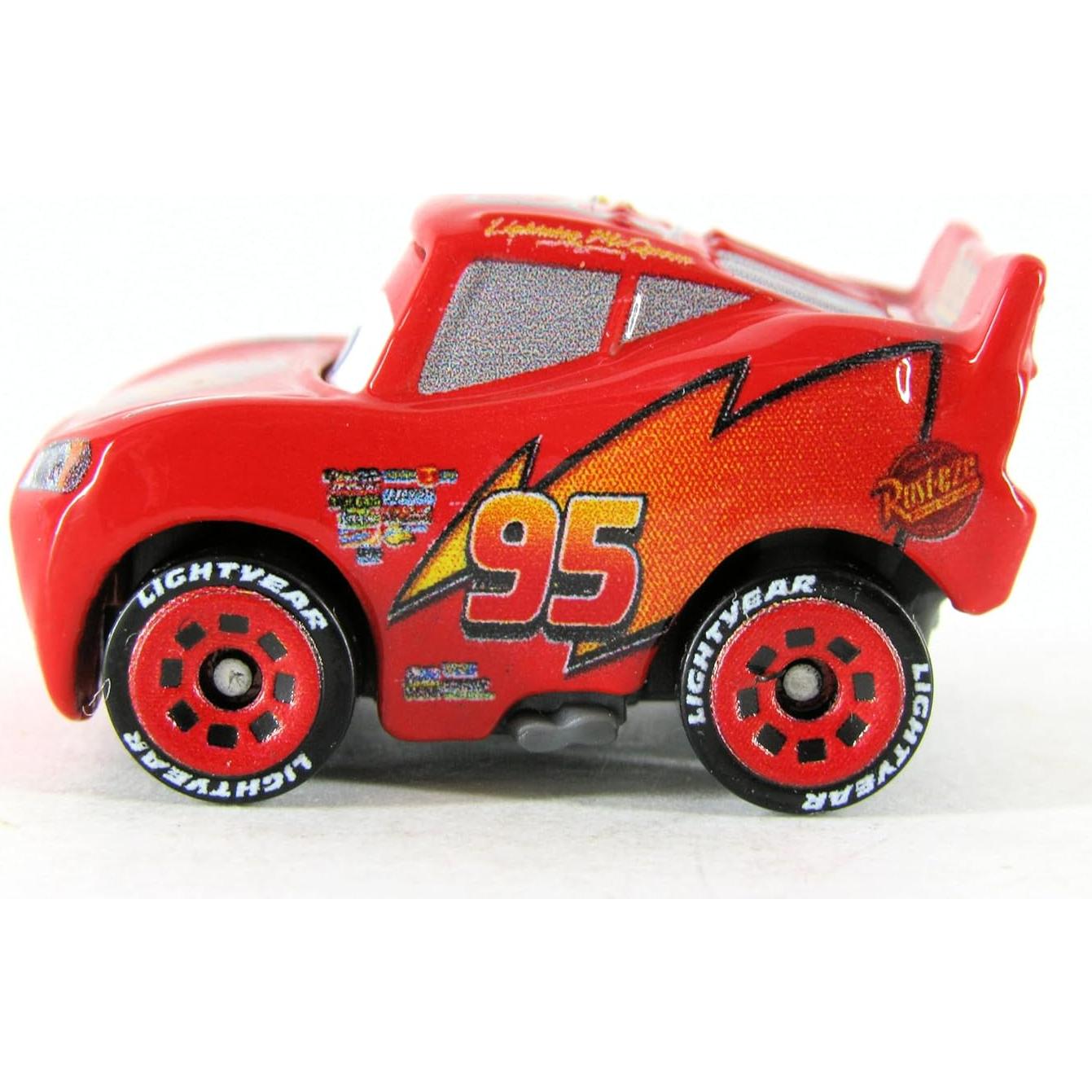 Set de 3 Mini Corredores Disney Cars - Rayo McQueen, Brick Yardley, Dexter Hoover