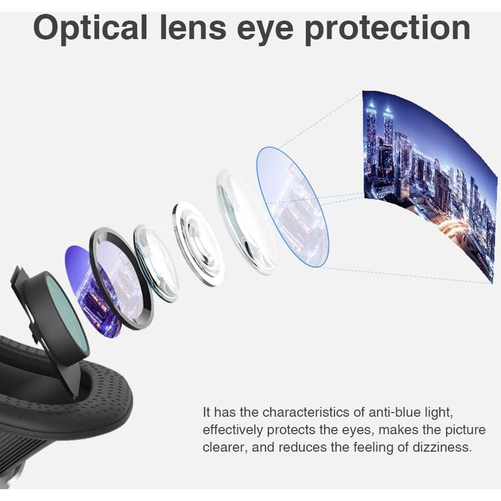 Gafas de Realidad Virtual Xiaokeis VR 3D para Móviles 4.7-7"