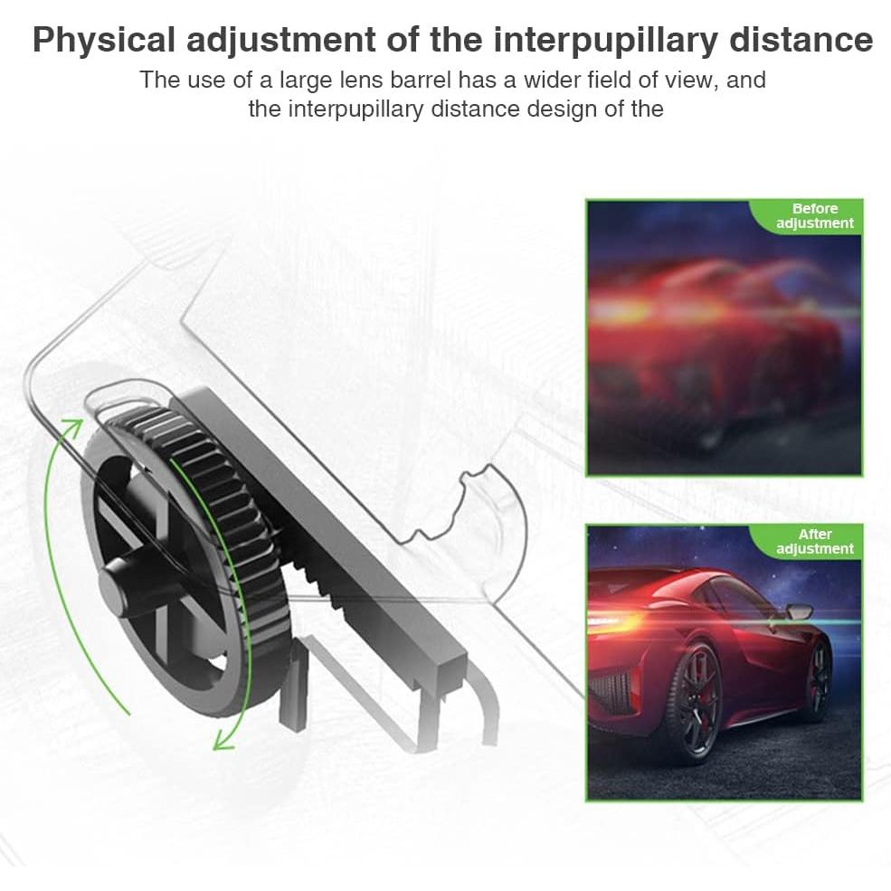 Gafas de Realidad Virtual Xiaokeis VR 3D para Móviles 4.7-7"