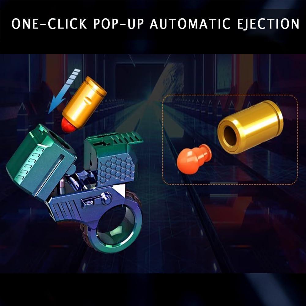 Anillo Fidget de Metal Addcean con Lanzador y Balas - Alivio de Estrés