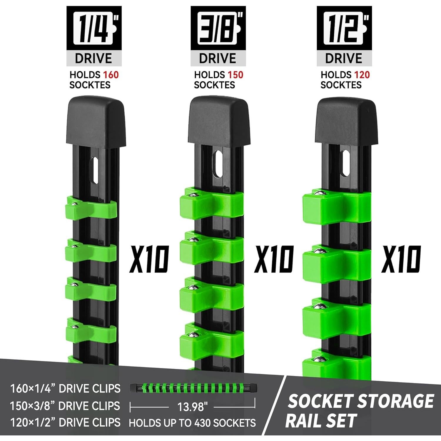 Organizador de Enchufes Reniteco Verde 30 Pcs ABS 3.13 kg