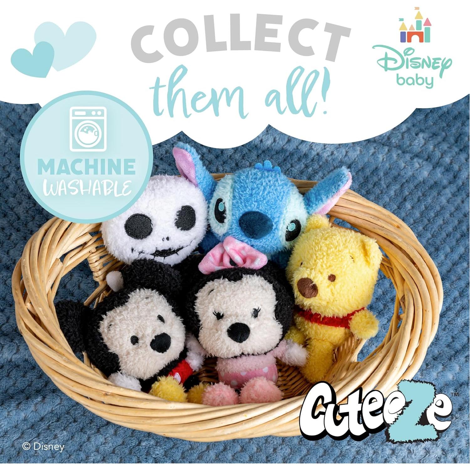 Peluches Disney Baby Cuteeze Belle y Bestia 15 cm - 2 Piezas