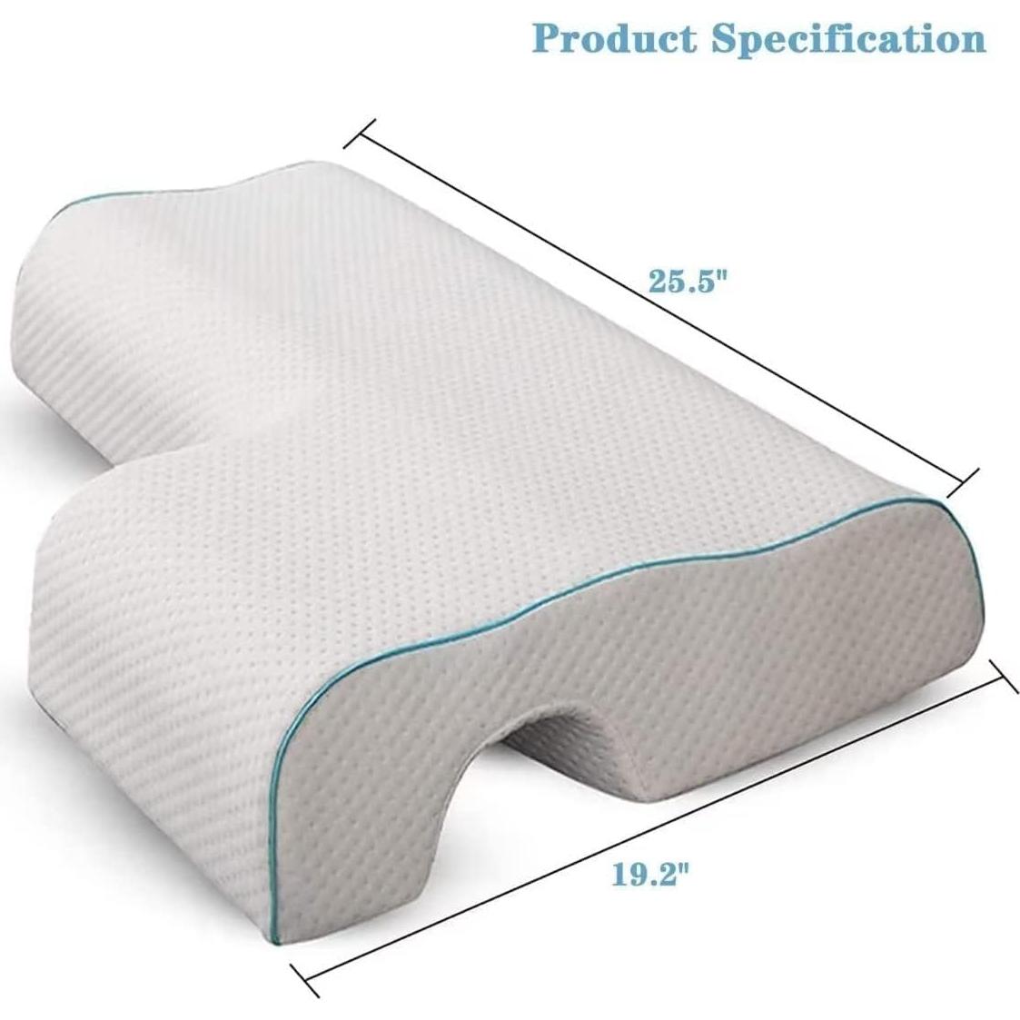 Almohada Arqueada para Abrazar JACKGOLD Izquierda 65x49 cm