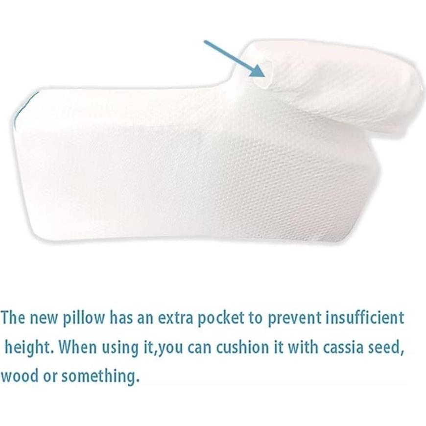 Almohada Arqueada para Abrazar JACKGOLD Izquierda 65x49 cm