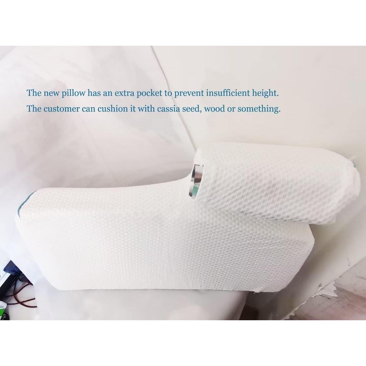 Almohada Arqueada para Abrazar JACKGOLD Izquierda 65x49 cm