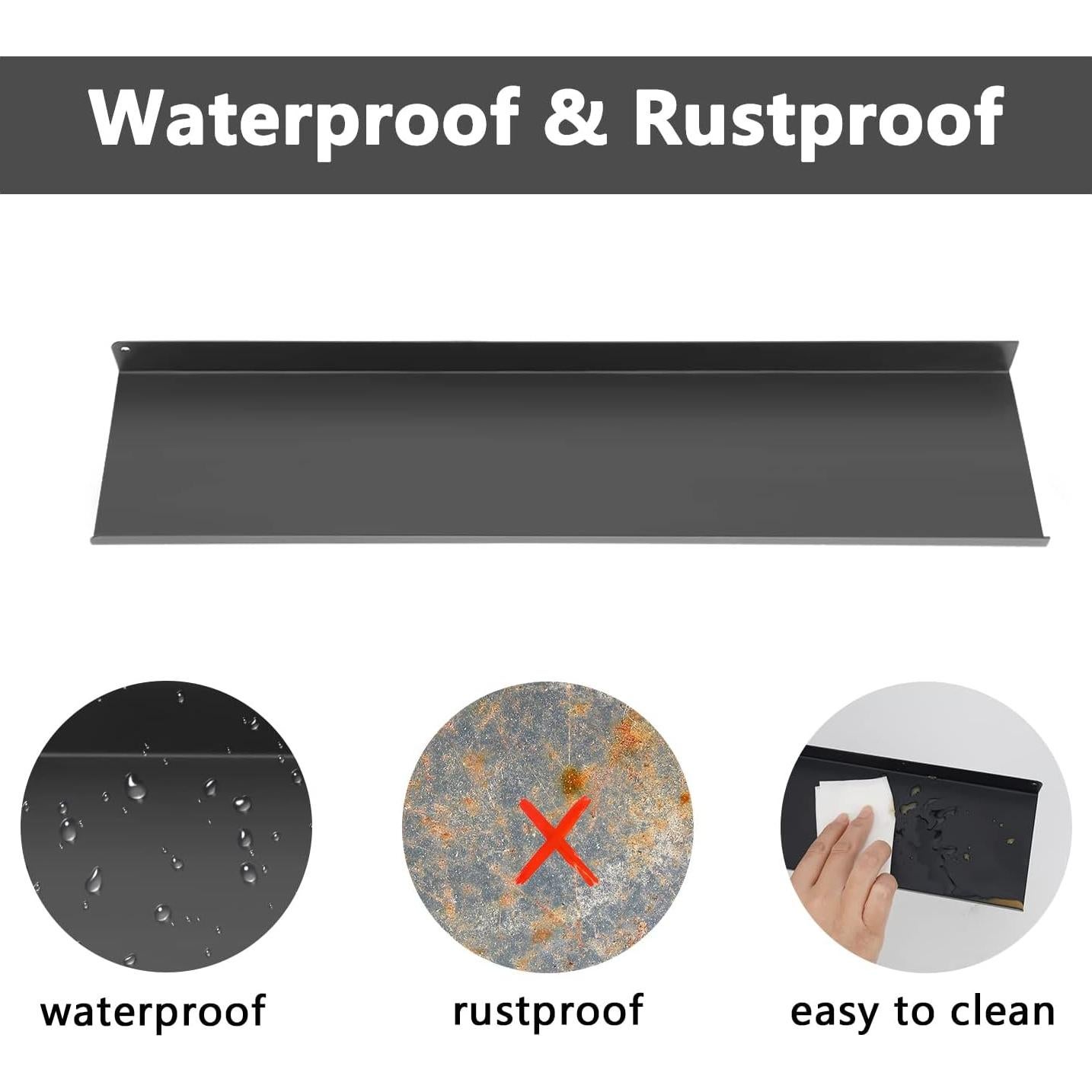 Estante Superior de Estufa Aockh 2 Piezas Acero Inoxidable 38.1 cm