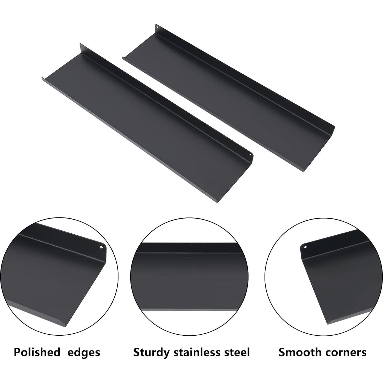 Estante Superior de Estufa Aockh 2 Piezas Acero Inoxidable 38.1 cm