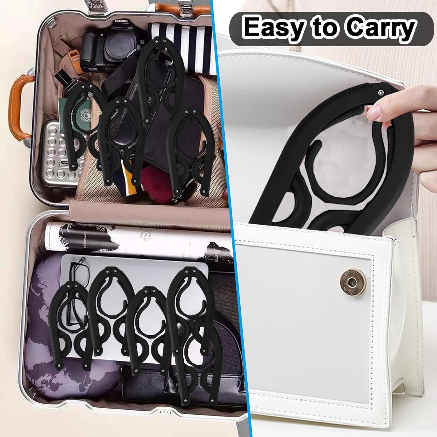 12 Perchas Plegables Antideslizantes Exinddea para Viaje