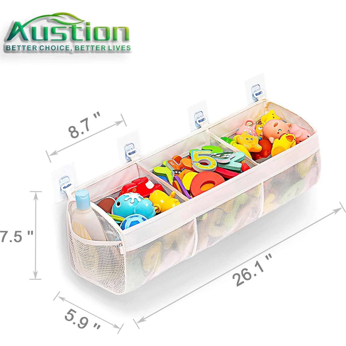 Organizador de Juguetes de Baño Austion Horizontal 3 Compartimentos
