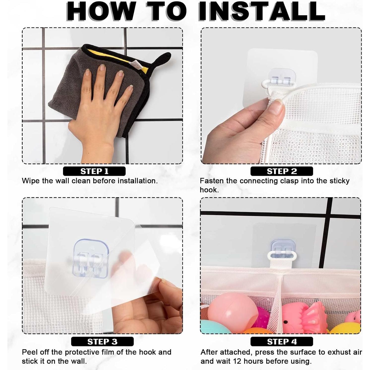 Organizador de Juguetes de Baño Austion Horizontal 3 Compartimentos