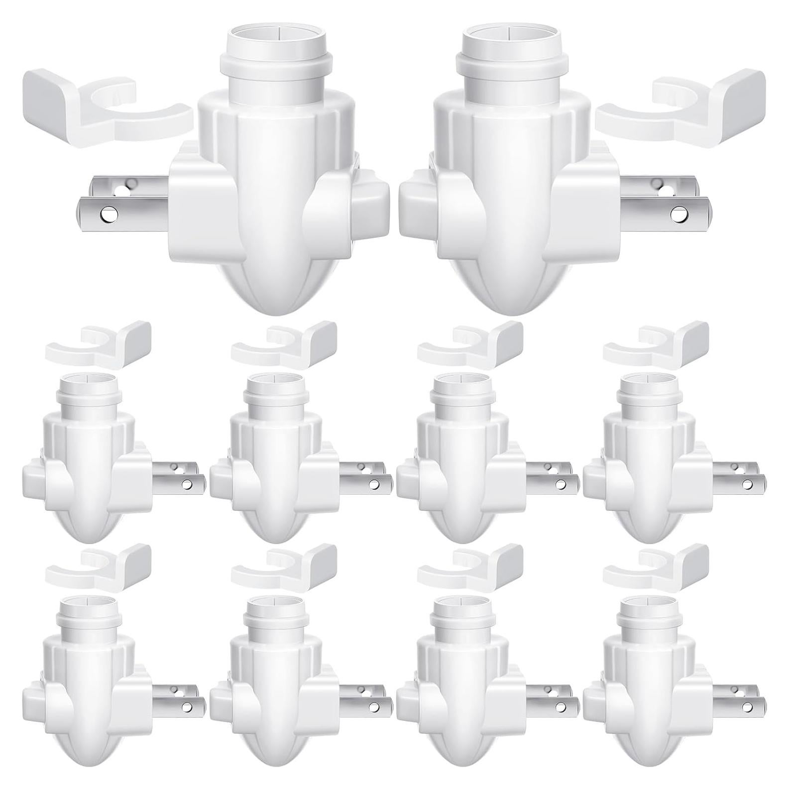 10 Juegos de Bases de Luz Nocturna Tuanse con Clip Enchufable