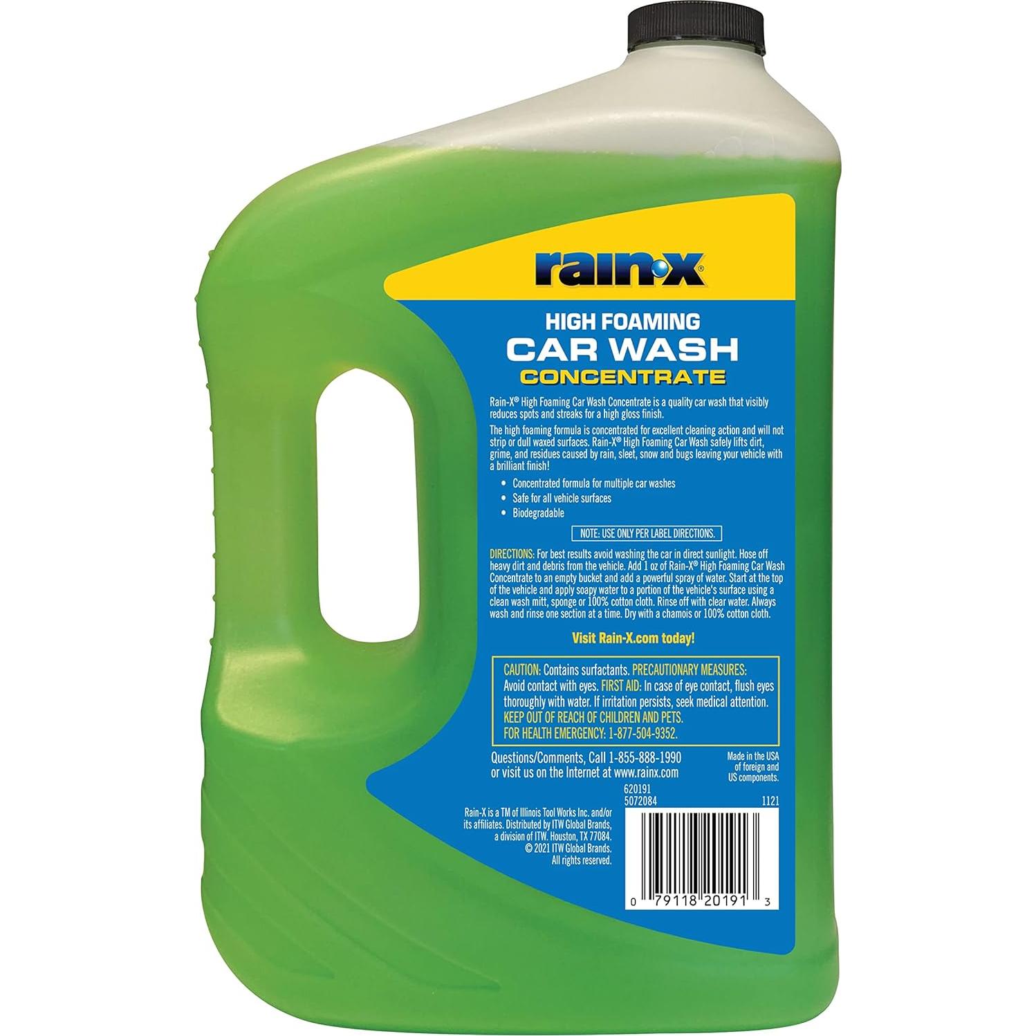 Jabón Espumoso para Autos Rain-X 2.96 L - Alta Espuma Biodegradable