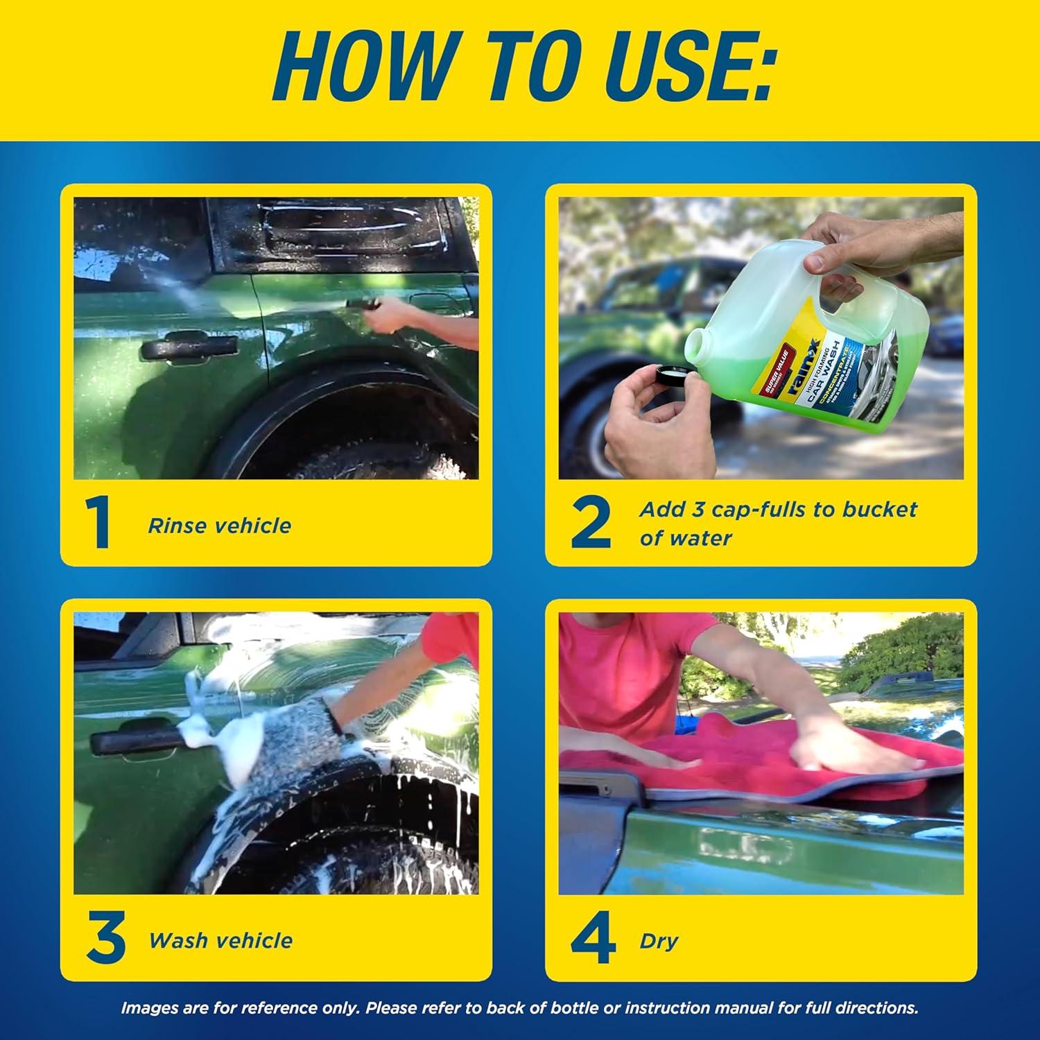 Jabón Espumoso para Autos Rain-X 2.96 L - Alta Espuma Biodegradable