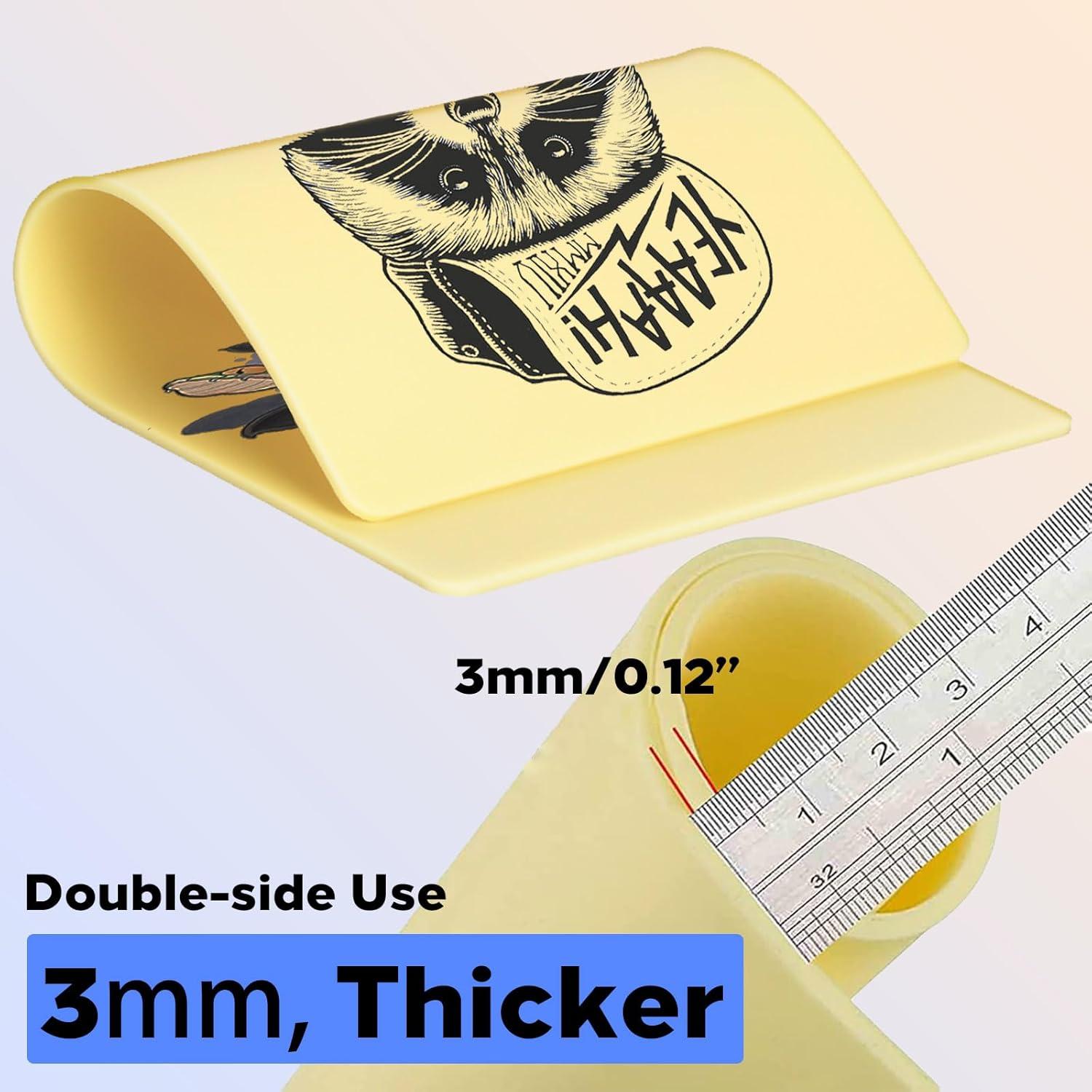 Piel de Práctica de Tatuaje NAQASE 3mm - 3 Piezas 20.32x30.48cm