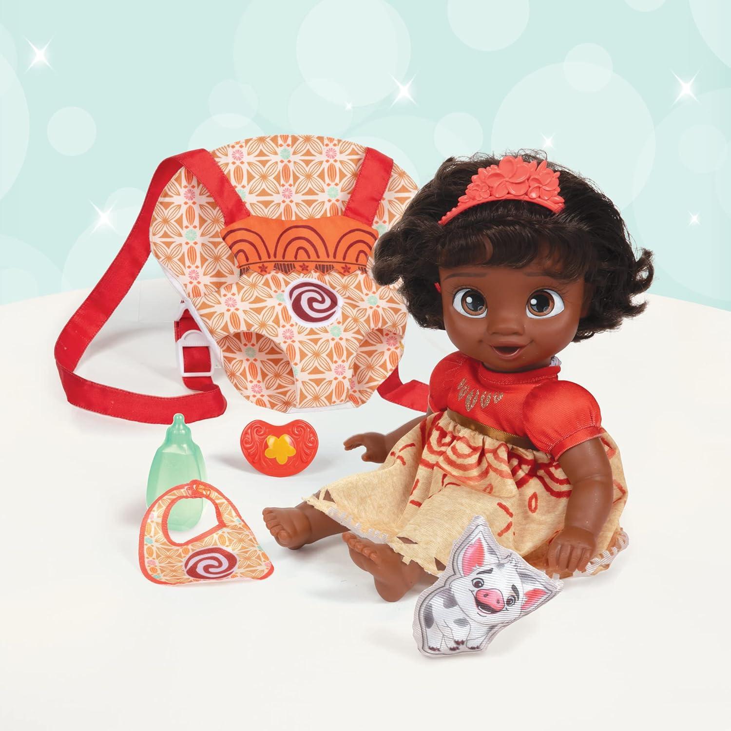 Muñeca Bebé Moana Deluxe Jakks Pacific con Transportador