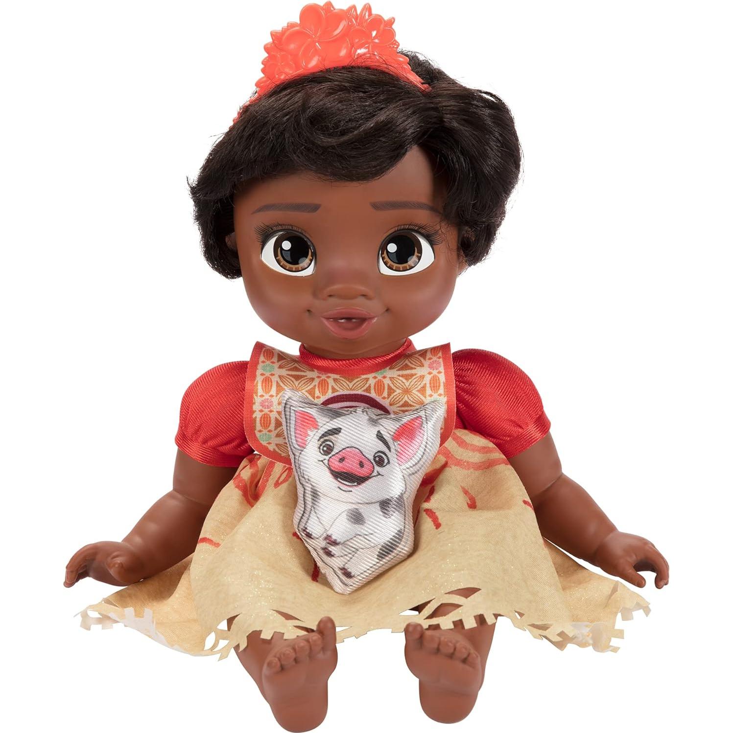 Muñeca Bebé Moana Deluxe Jakks Pacific con Transportador