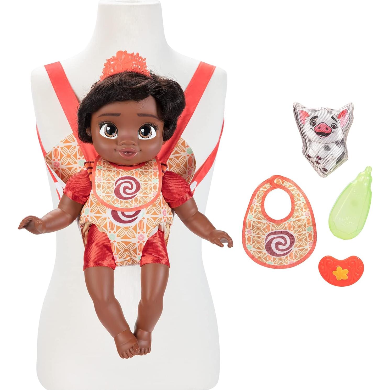 Muñeca Bebé Moana Deluxe Jakks Pacific con Transportador