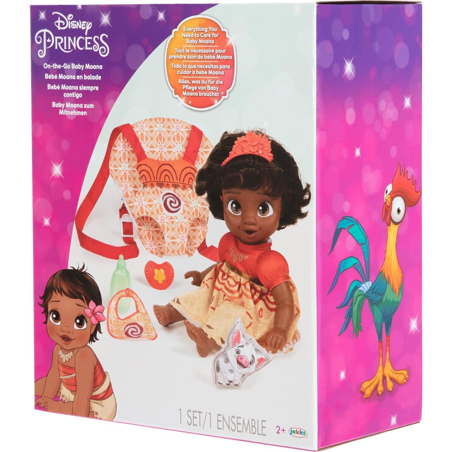 Muñeca Bebé Moana Deluxe Jakks Pacific con Transportador