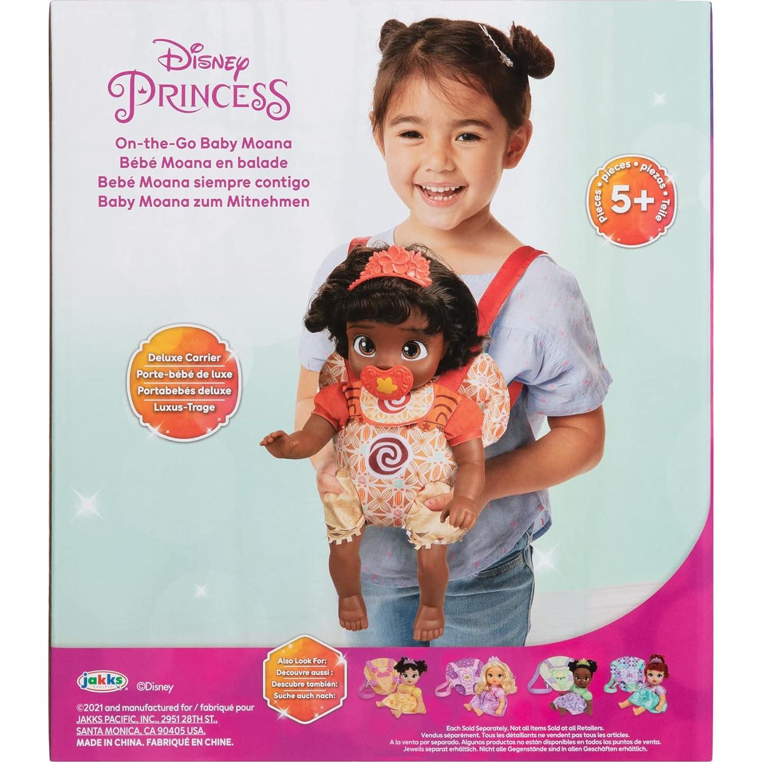 Muñeca Bebé Moana Deluxe Jakks Pacific con Transportador