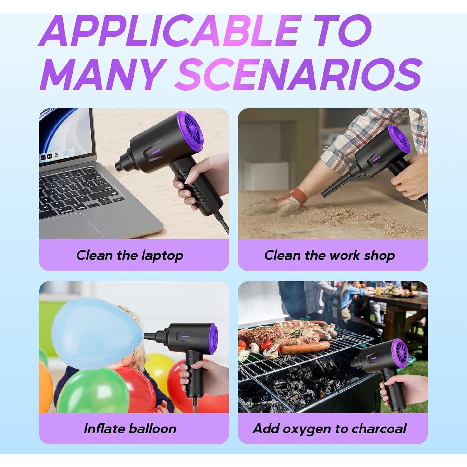 Soplador de Aire Comprimido Goweto AD08A Ecológico 0.49 kg