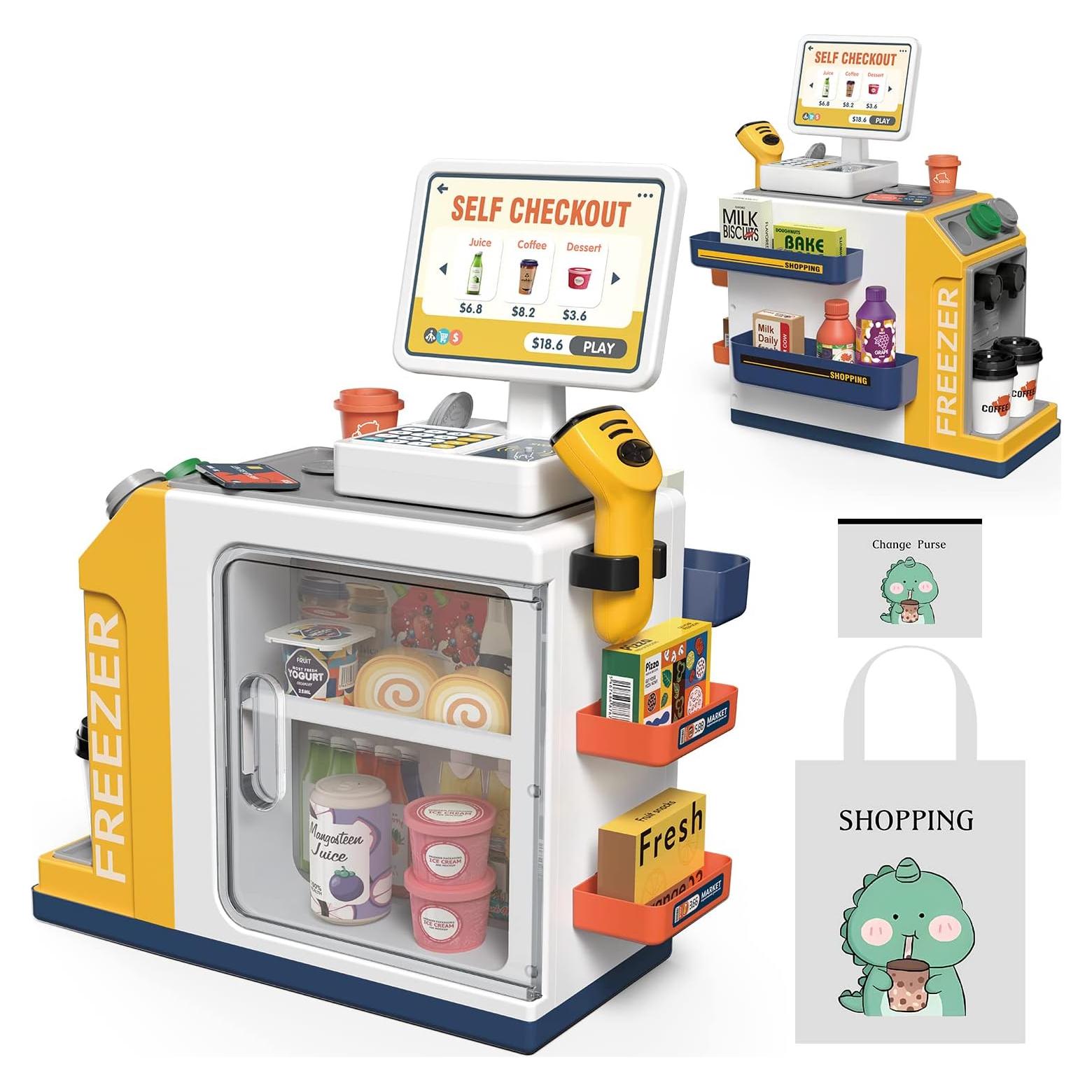 Juego de Caja Registradora POFJOEQ 48PCS para Niños