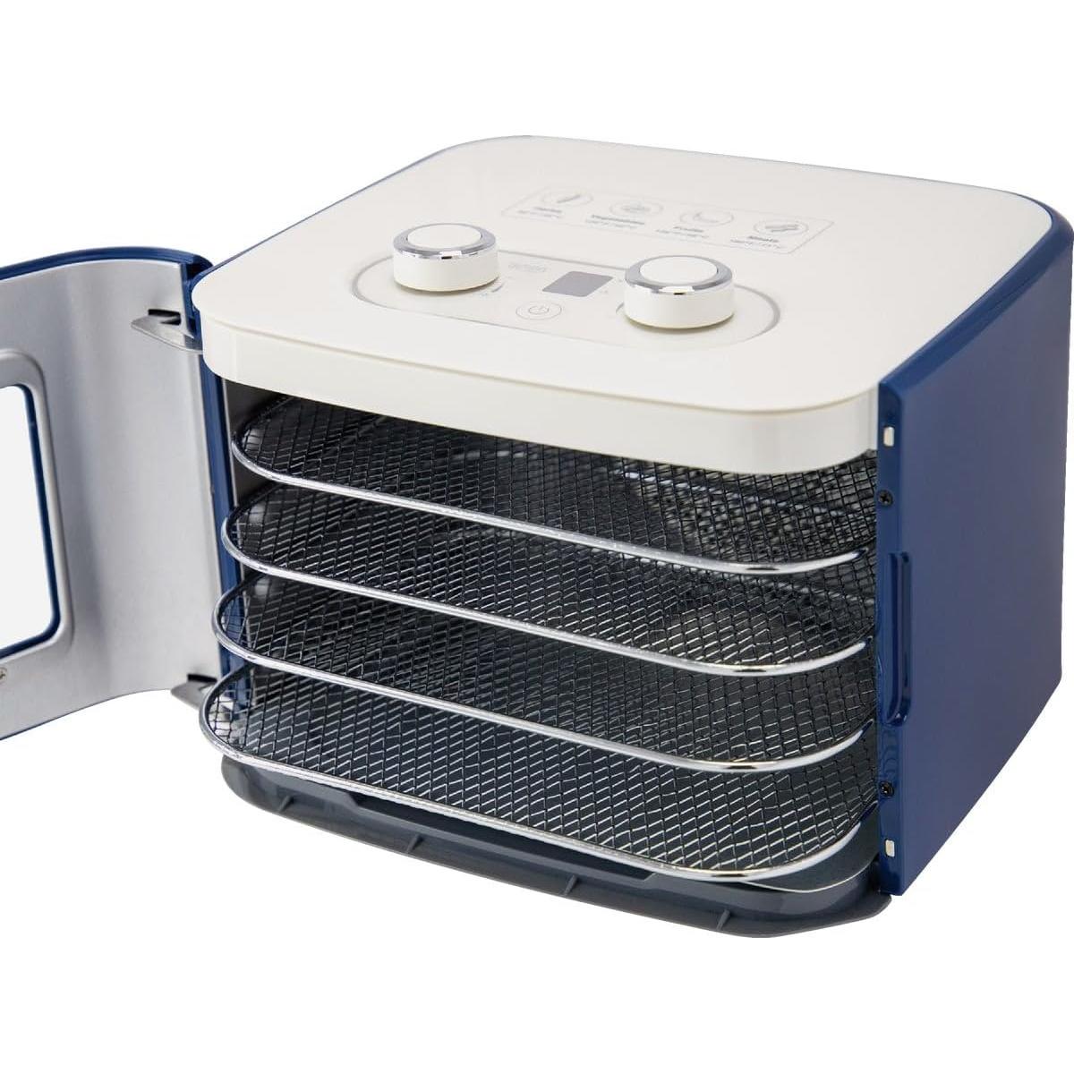 Deshidratador de Alimentos NESCO FD-41B, 4 Bandejas, 400W, Azul