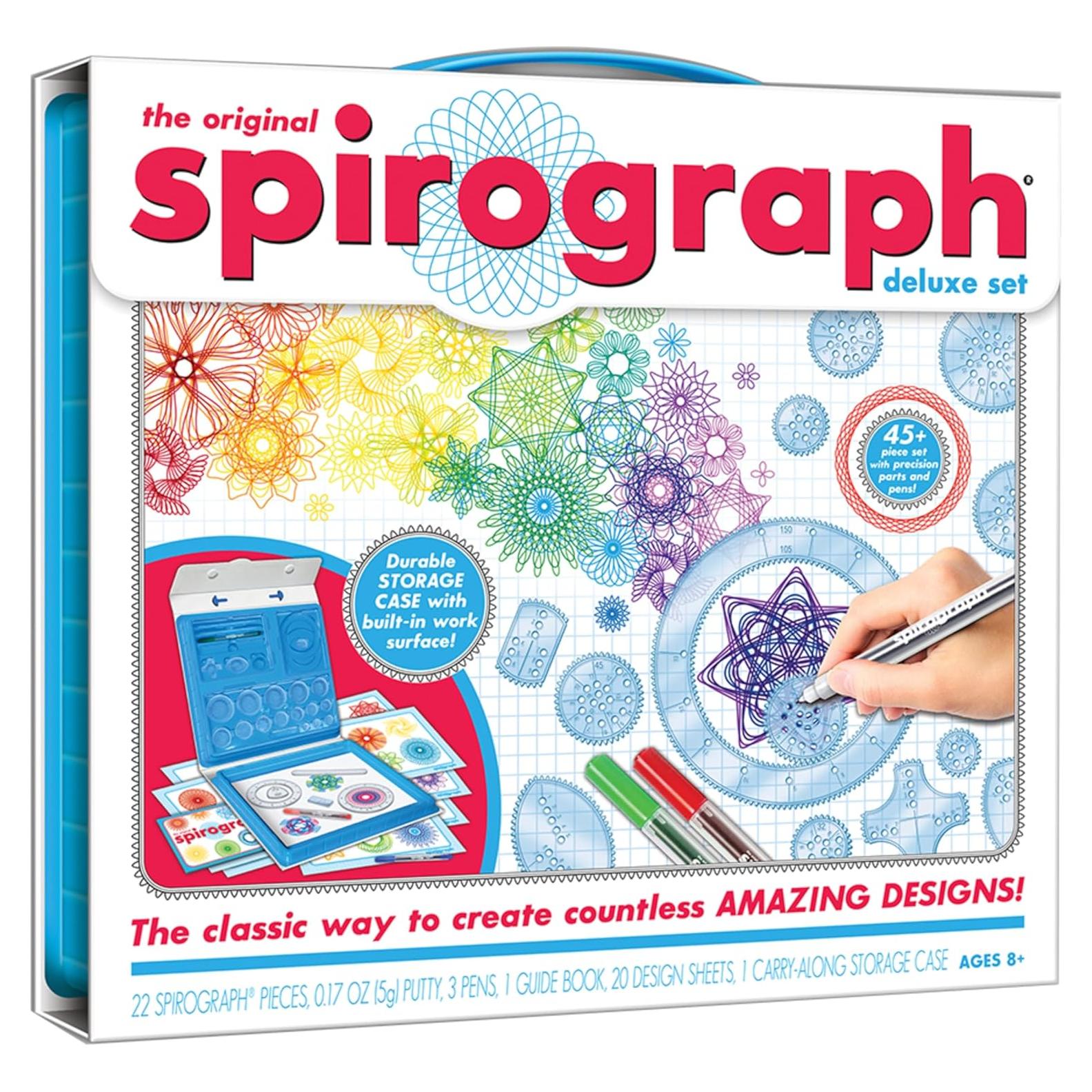 Spirograph Set Deluxe Original - Kit de Dibujo para Niños 8+