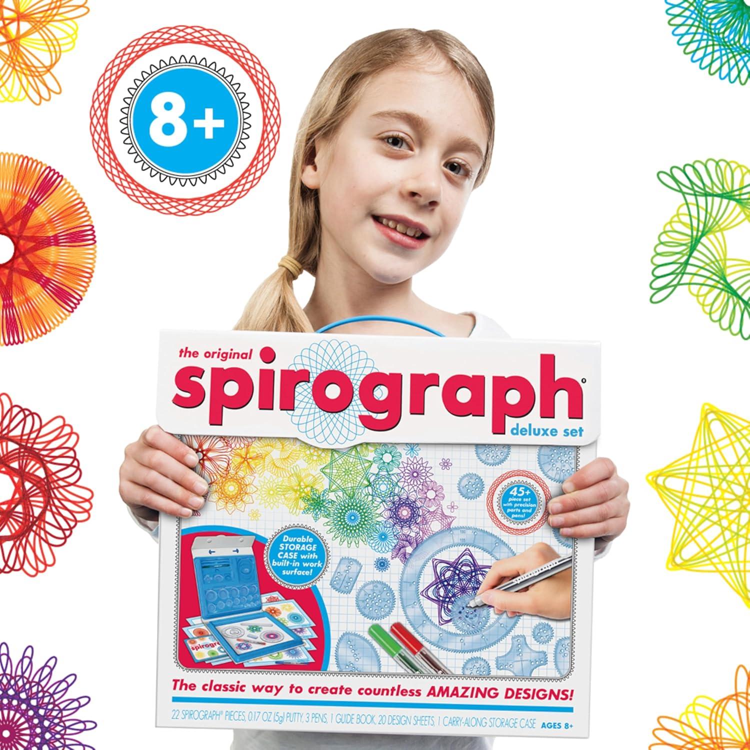 Spirograph Set Deluxe Original - Kit de Dibujo para Niños 8+