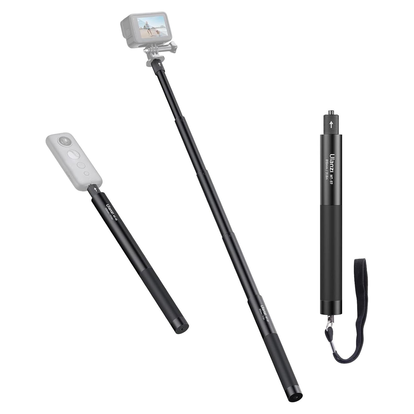 Bastón de Extensión UURig 81 cm para Cámara Insta360 X3/X2/X/ONE