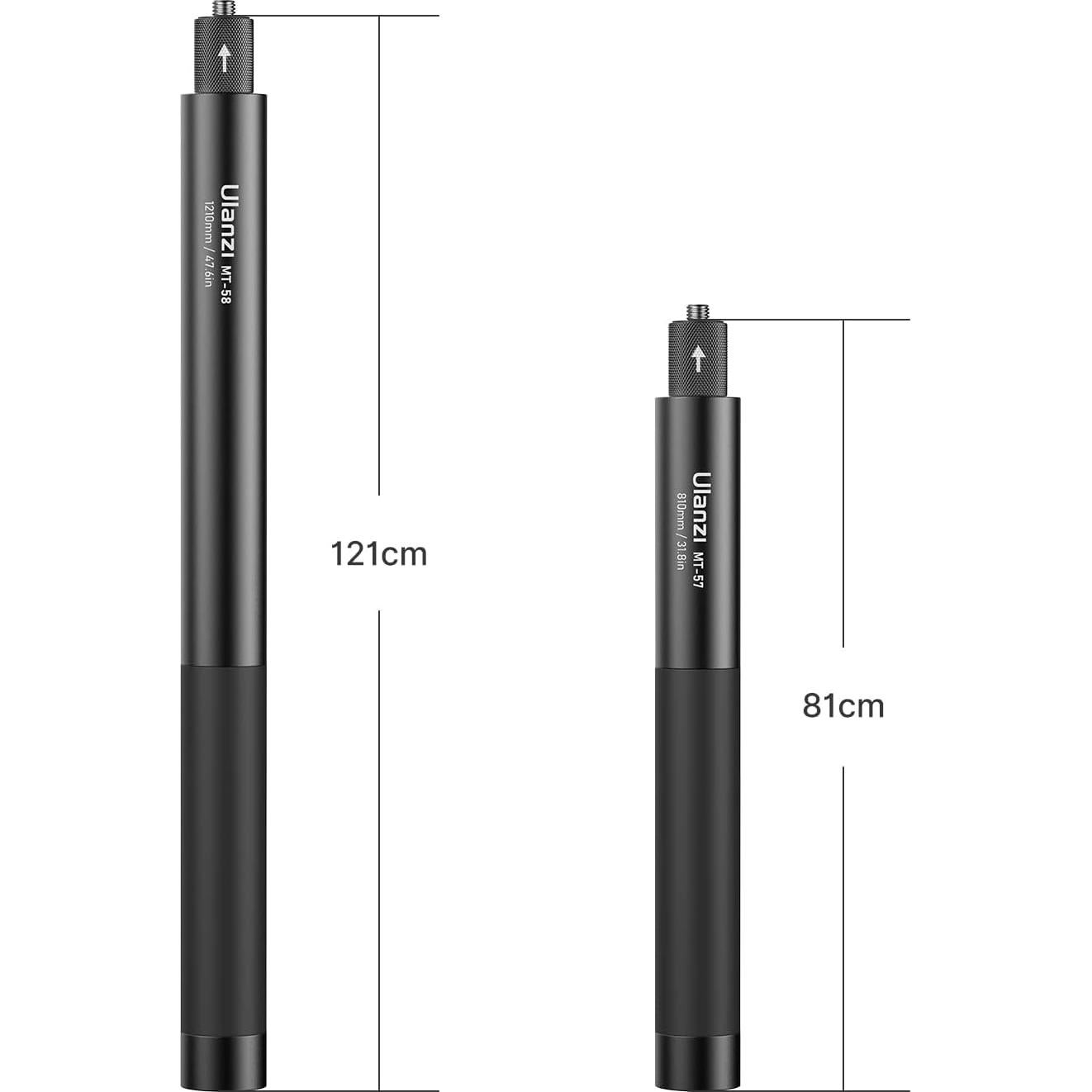 Bastón de Extensión UURig 81 cm para Cámara Insta360 X3/X2/X/ONE