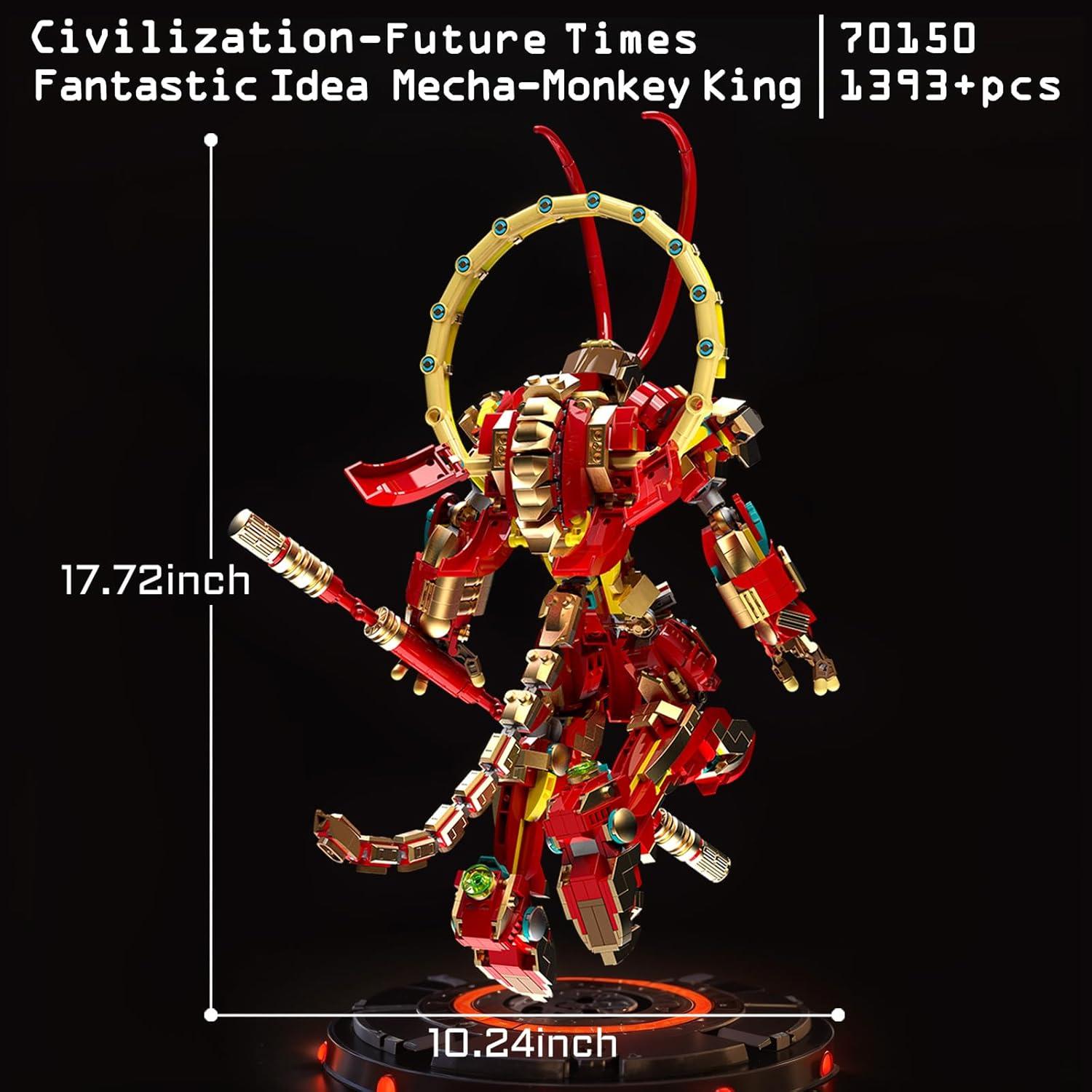 JMBricklayer Mecha Mono Rey 70150 Juguete de Construcción