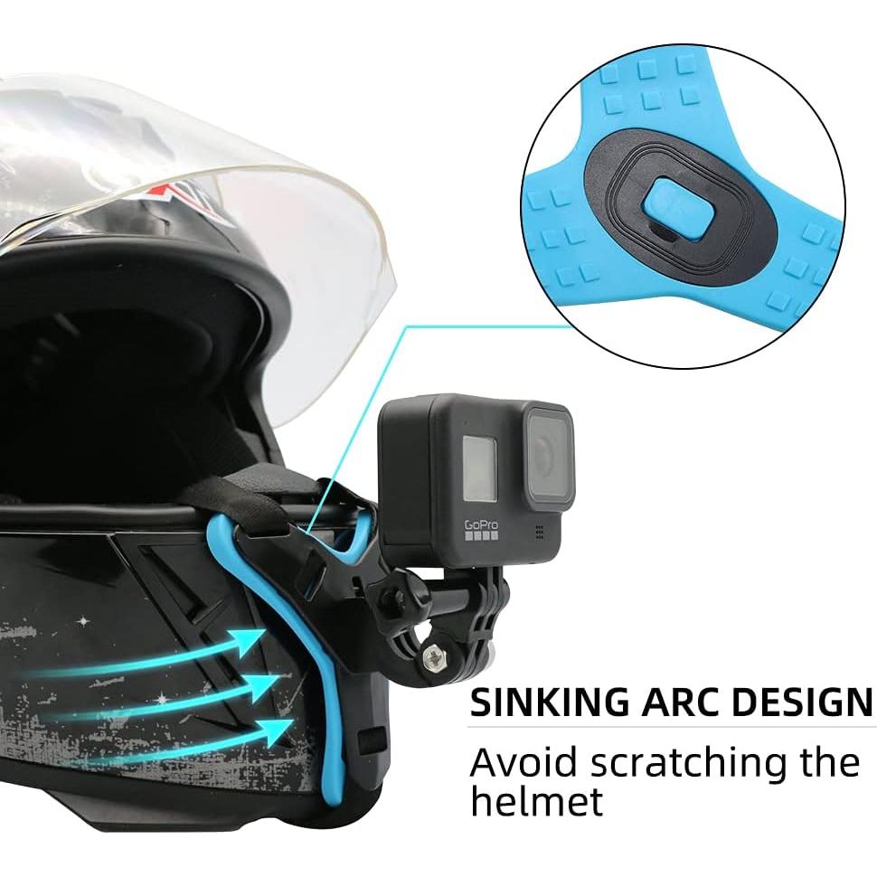 Soporte de Correa de Barbilla SUREWO para Casco de Motocicleta