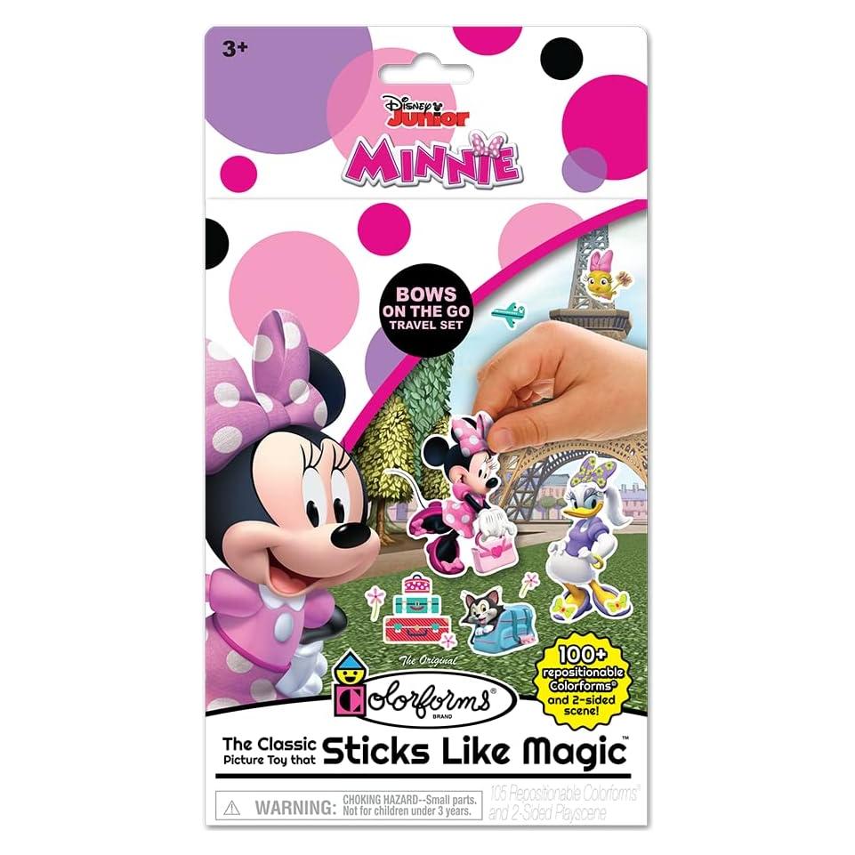 Juego de Viaje Colorforms Minnie Mouse - Stickers Reutilizables