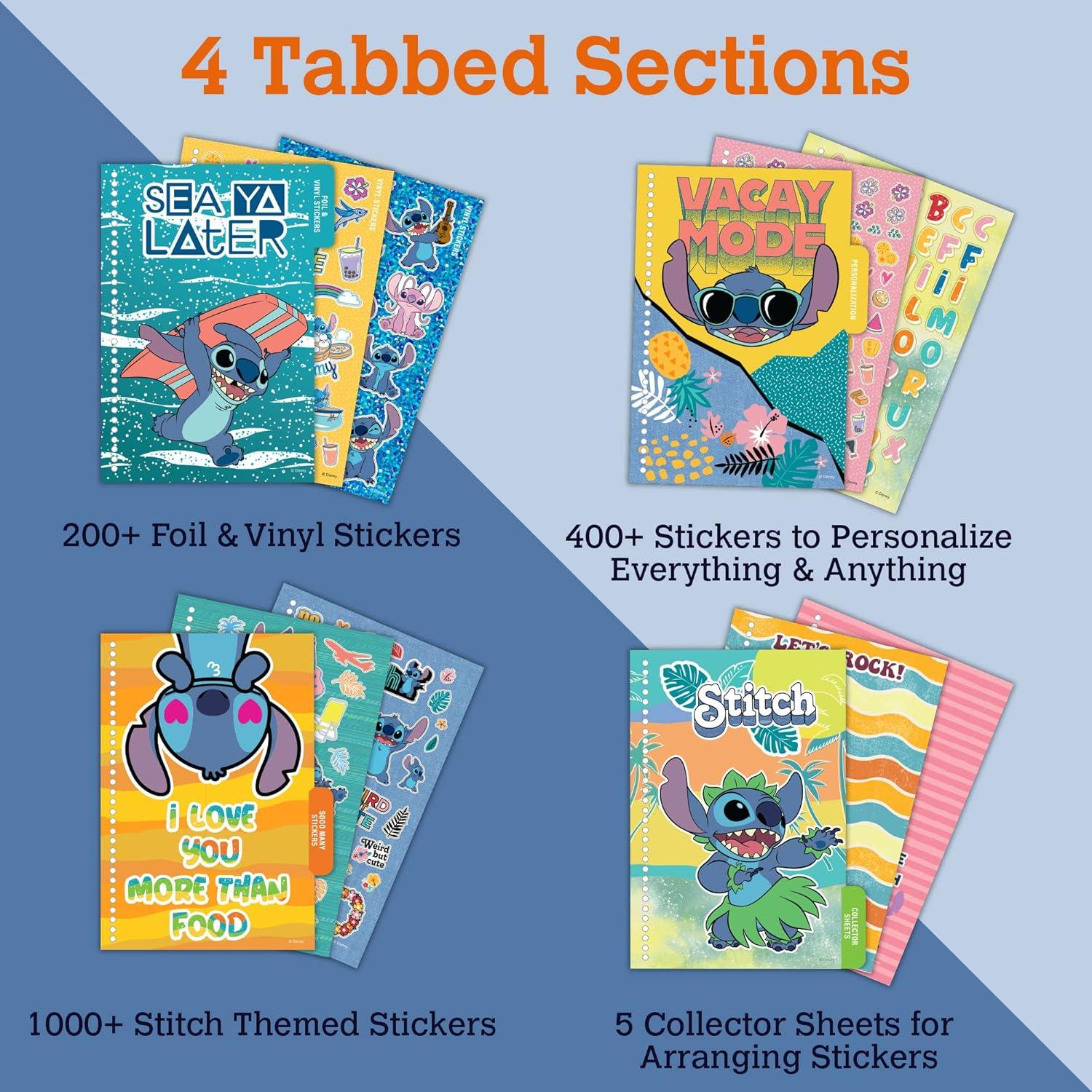 Libro de Stickers Disney Stitch Fashion Angels - 1000 Stickers