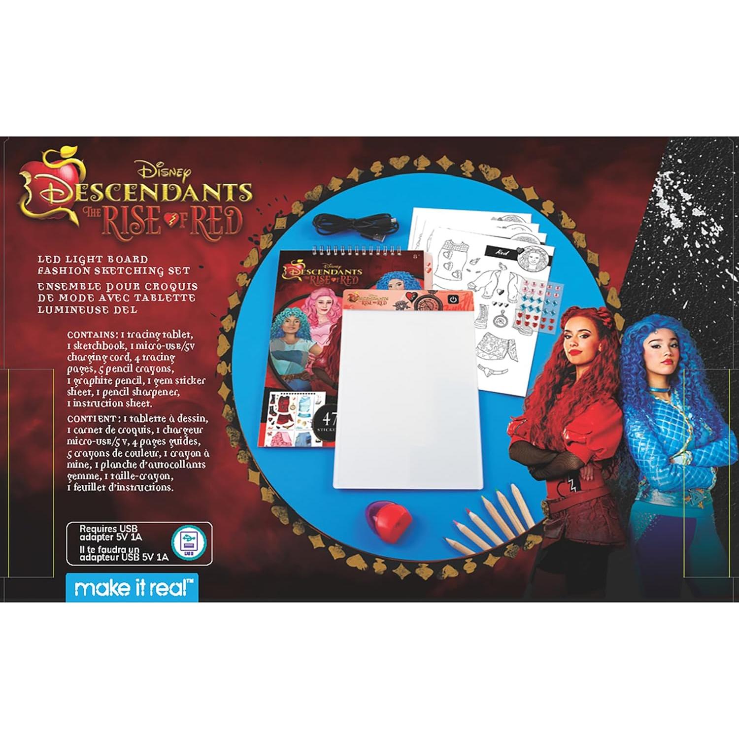 Set de Dibujo de Moda Hazlo Real Descendientes 4 con Luz LED