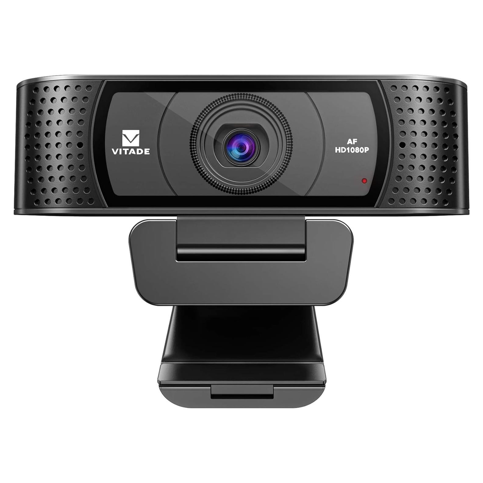 Cámara Web HD 1080P VITADE 928A con Micrófono y Cubierta