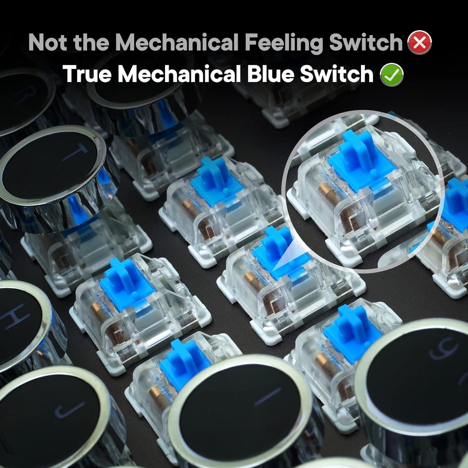 Teclado Mecánico Inalámbrico WOTIMILON WM87 Retro TKL RGB