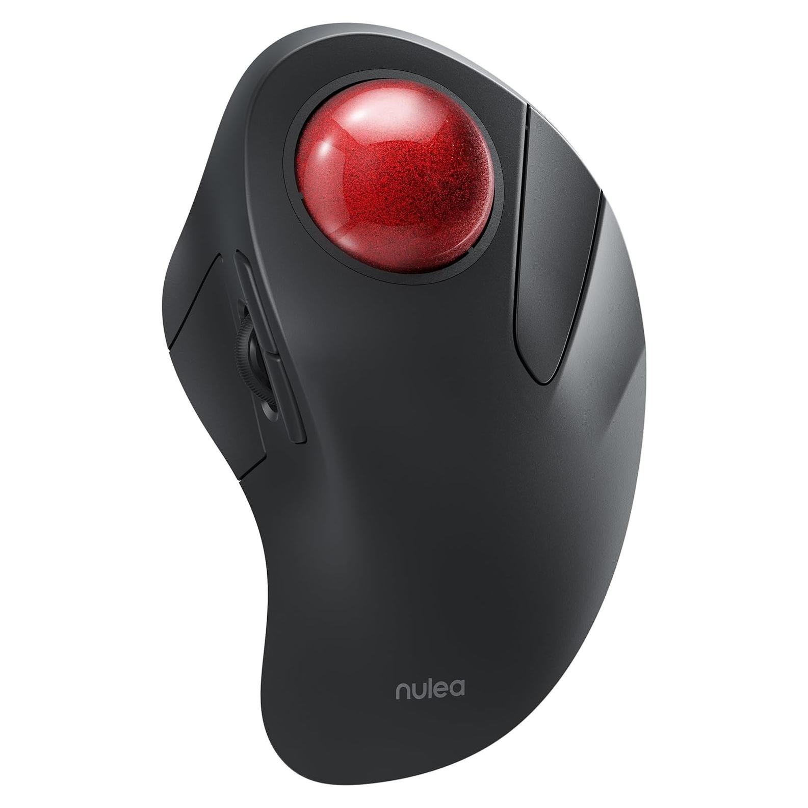 Mouse Trackball Ergonómico Inalámbrico Nulea M505, 5 DPI Ajustables