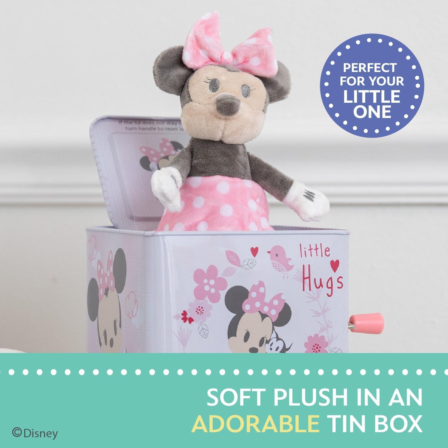 Jack-in-the-Box Disney Baby Minnie Mouse - Juguete Musical Rosa