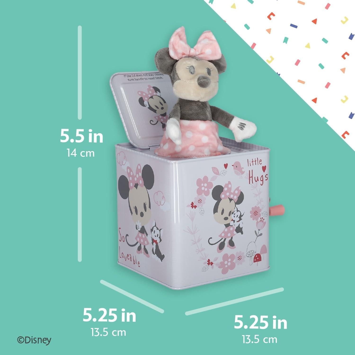 Jack-in-the-Box Disney Baby Minnie Mouse - Juguete Musical Rosa