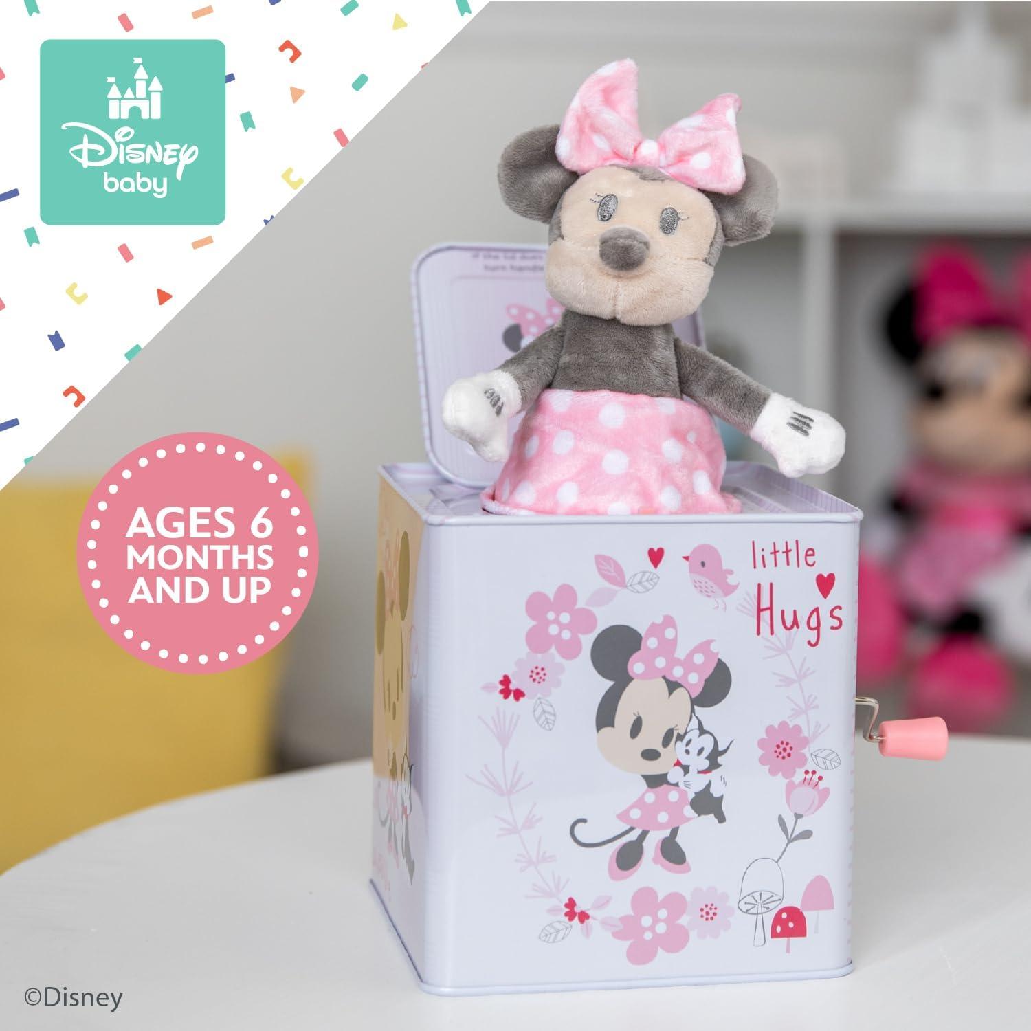 Jack-in-the-Box Disney Baby Minnie Mouse - Juguete Musical Rosa