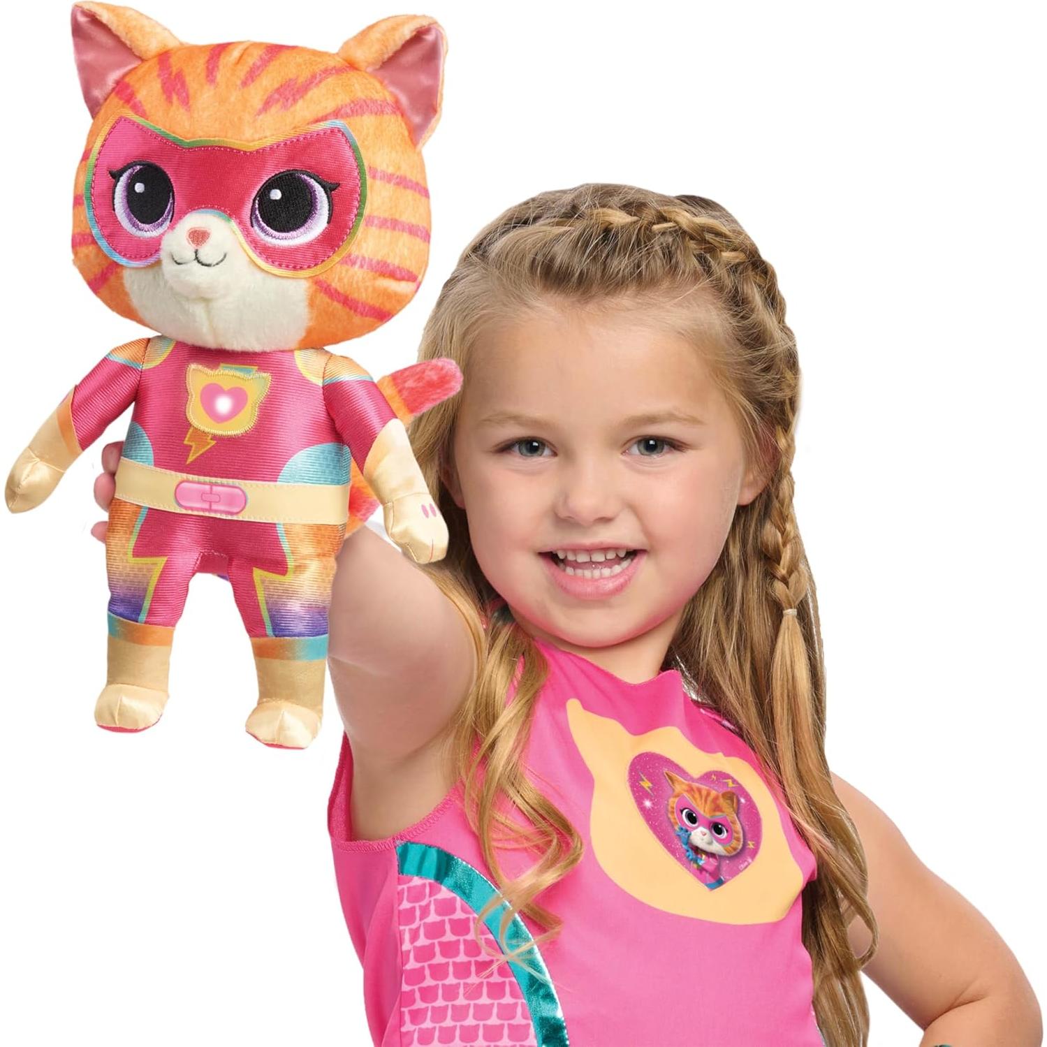Peluche Interactivo Just Play Disney Junior SuperKitties Ginny 30 cm