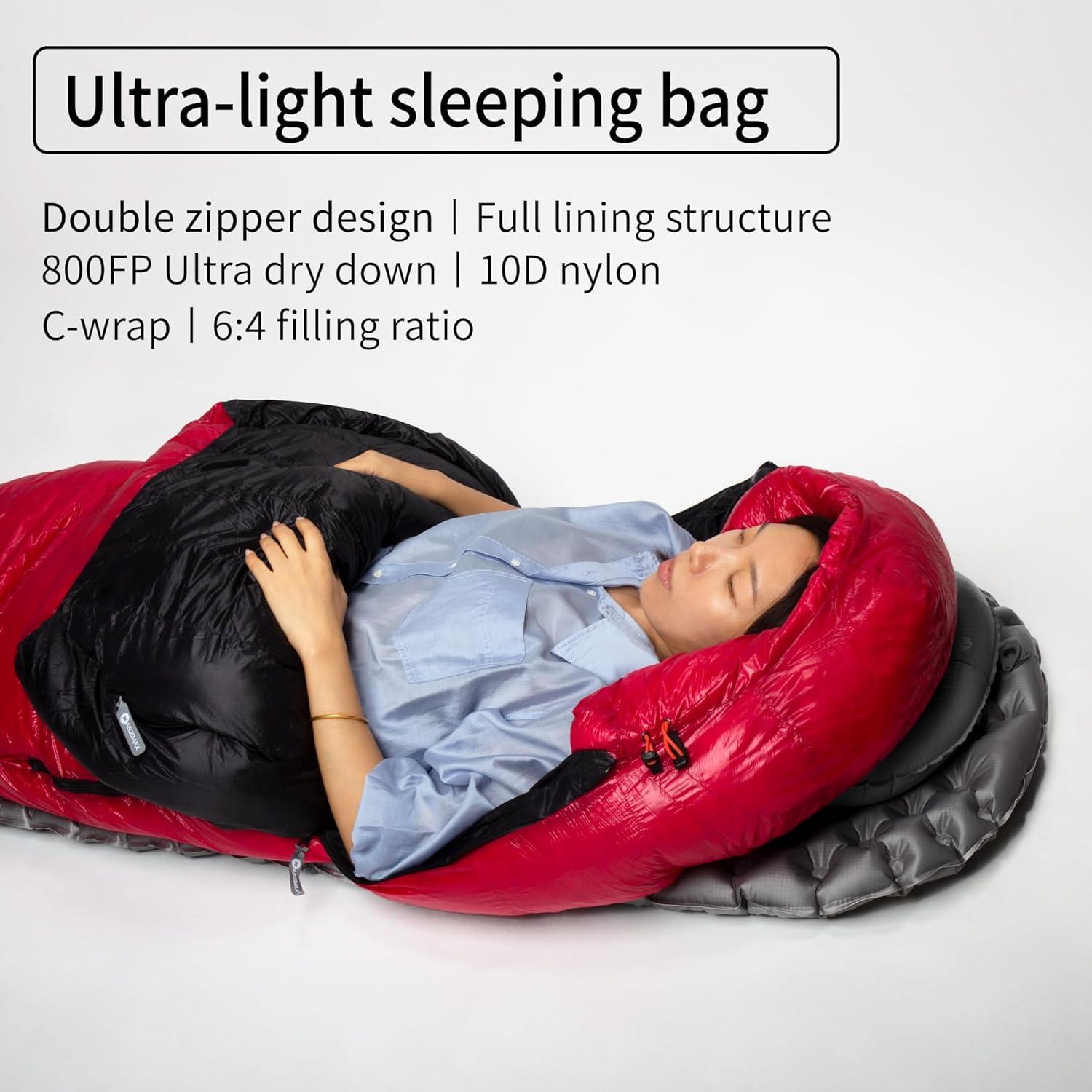 Saco de Dormir AEGISMAX Ultra Future I Lengthen -10°C, 958g