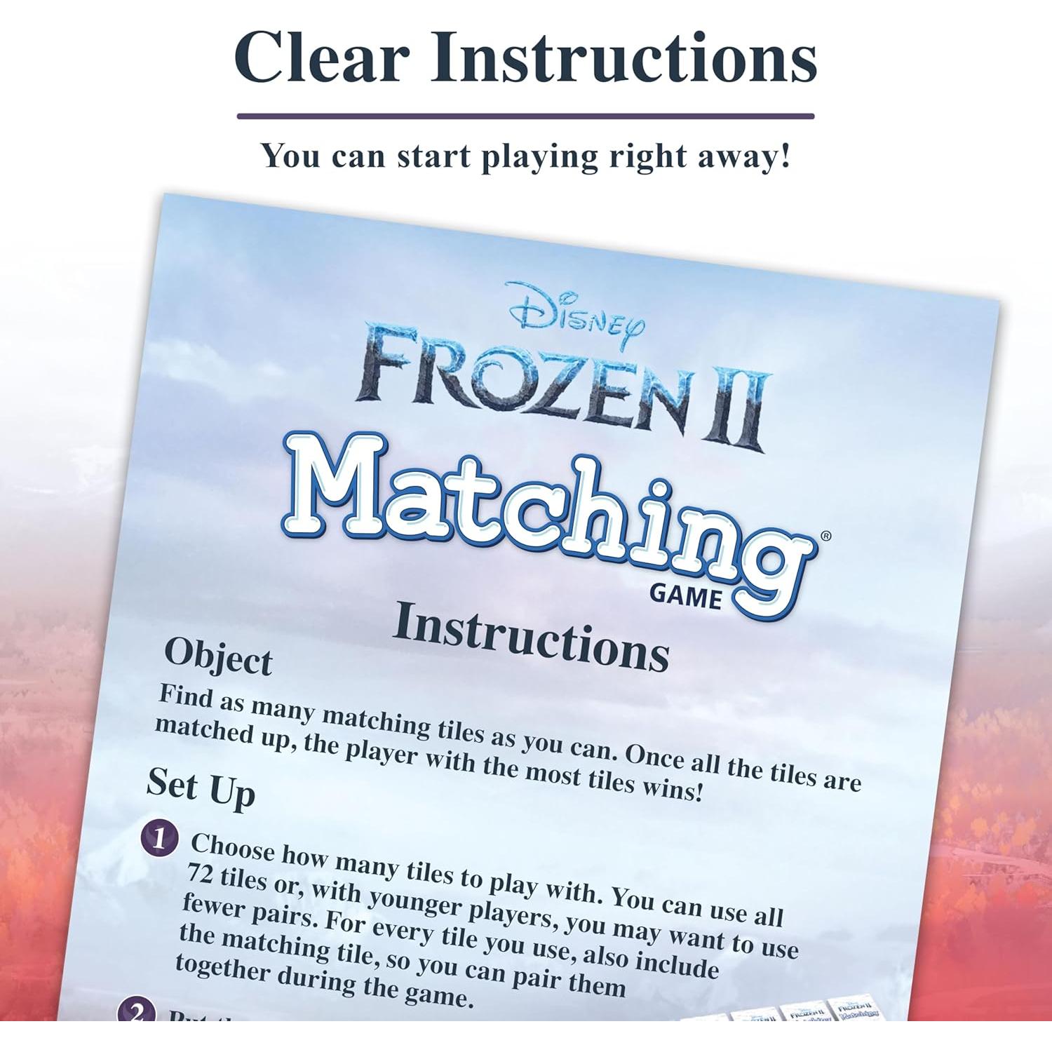 Juego de Memoria Frozen 2 Ravensburger 3+ Años - Juguete Educativo