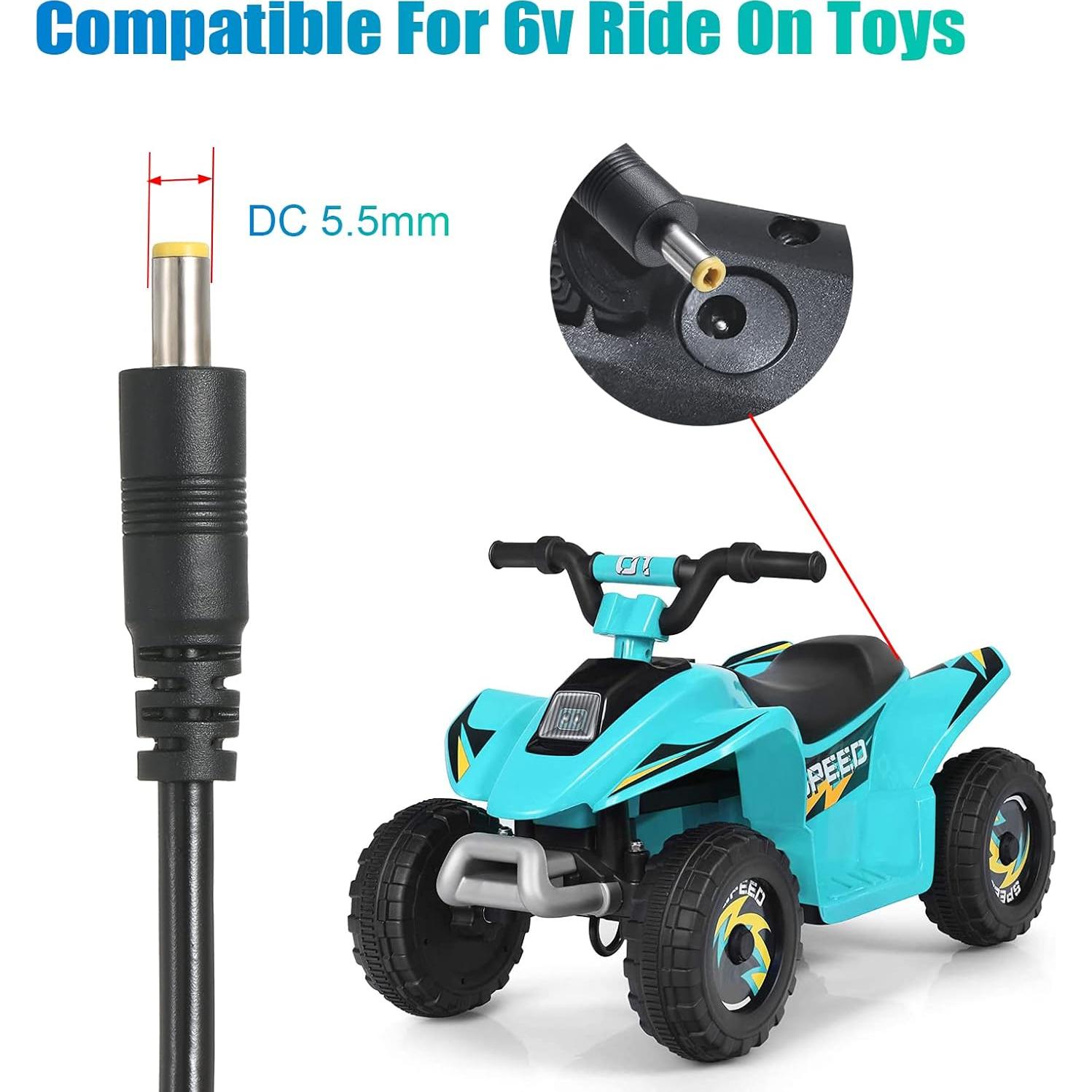 Cargador de Batería 6V Venshun para Juguetes Eléctricos