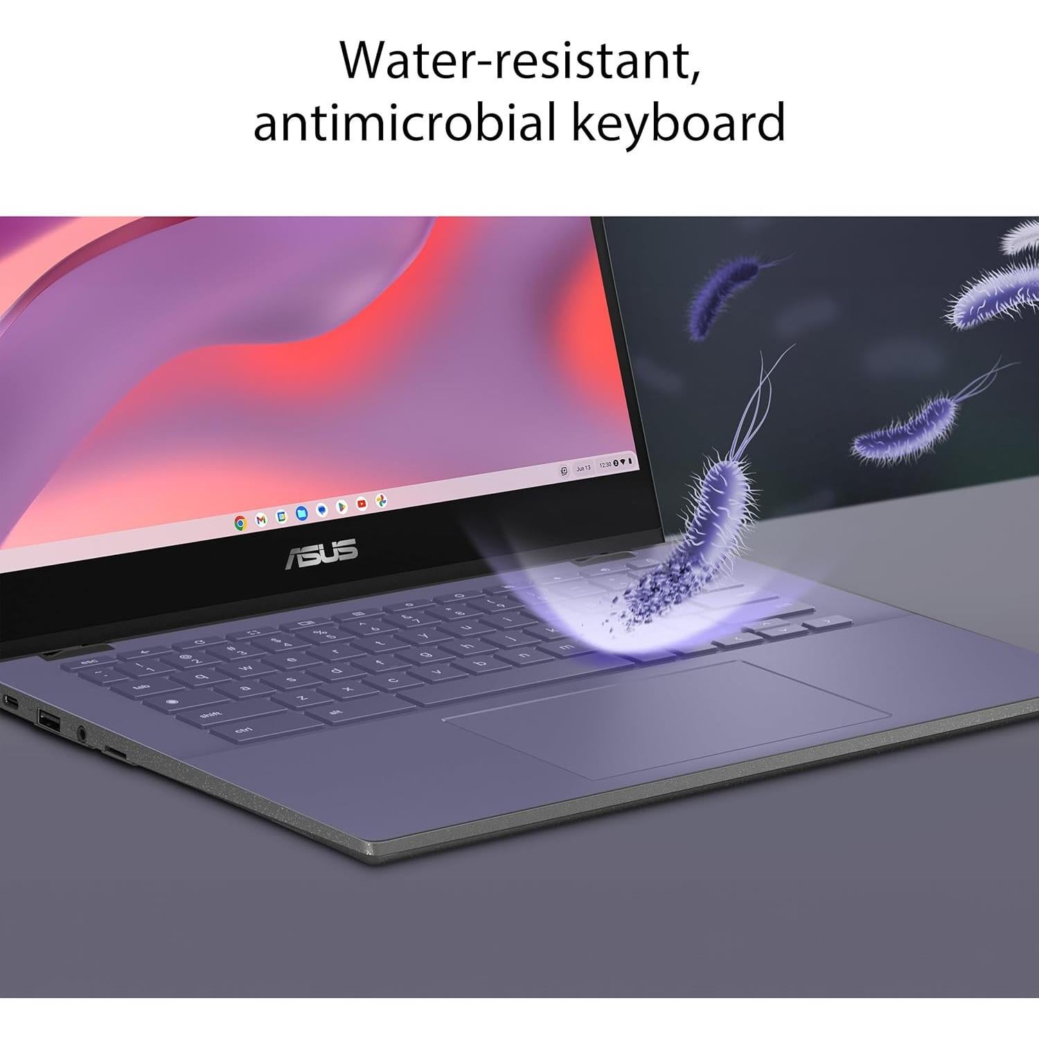 ASUS Chromebook CM14 14" HD Antirreflejo 4GB 64GB Gris