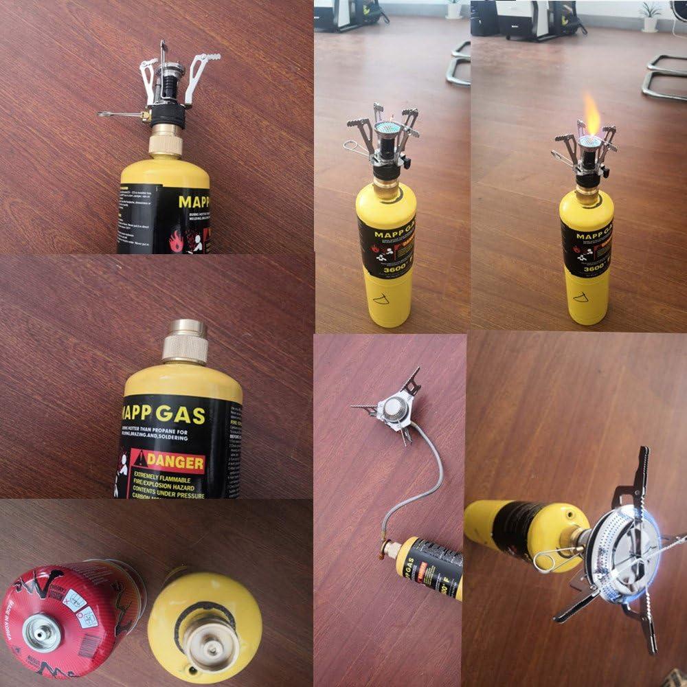 Adaptador de Estufa Camping Kbrotech Válvula Lindal 1LB