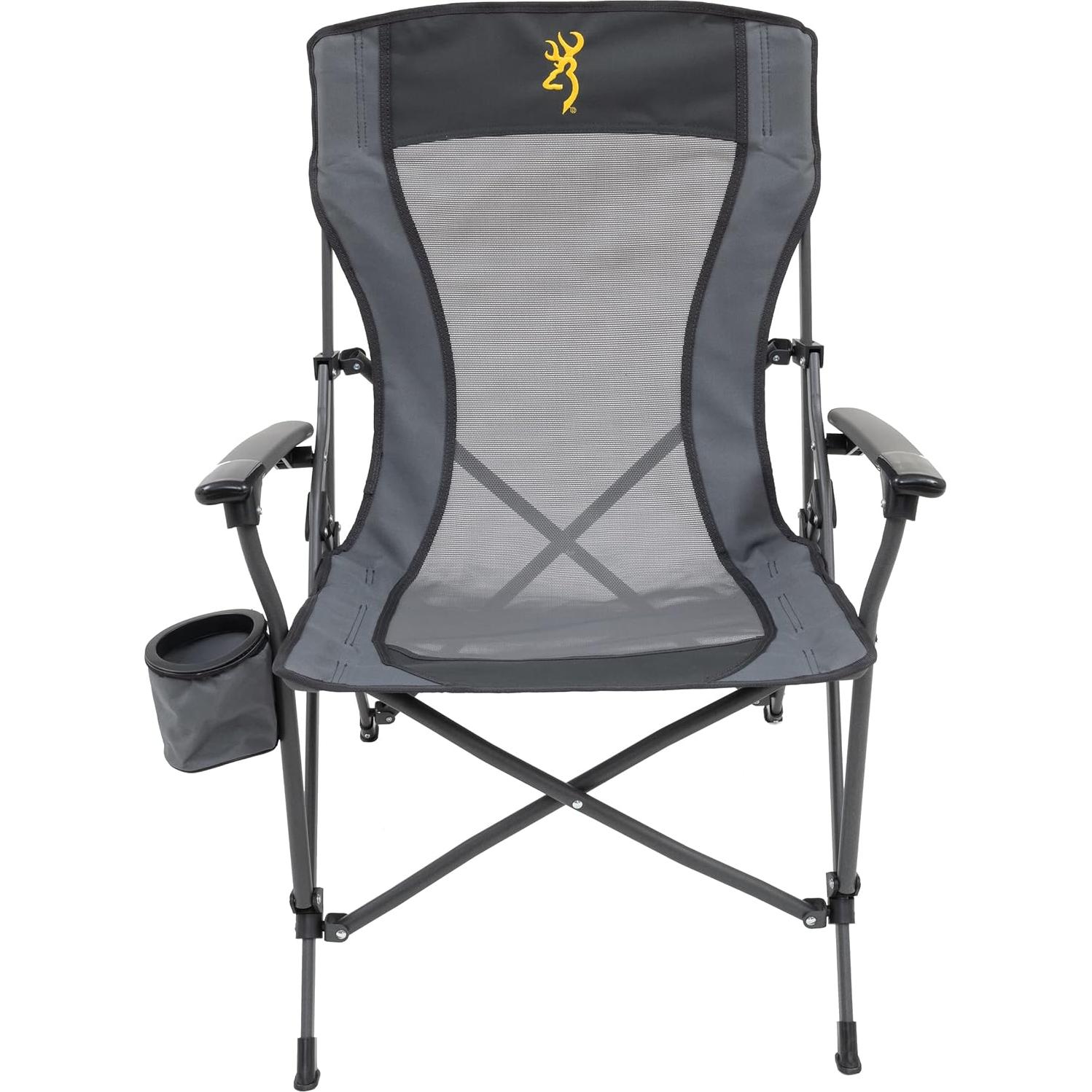 Silla de Camping Plegable Browning Fireside - 136 kg, Malla